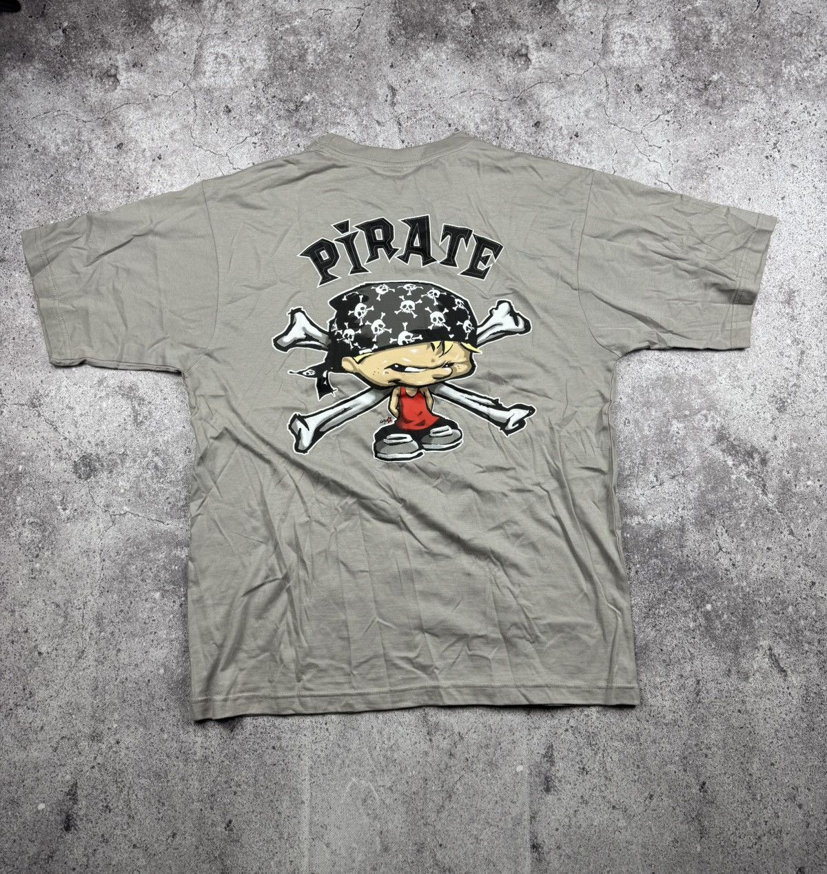 JNCO × Vintage Vintage up star Pirate Girl Skateboards baggy Tshirt Size US XL / EU 56 / 4 - 4 Thumbnail