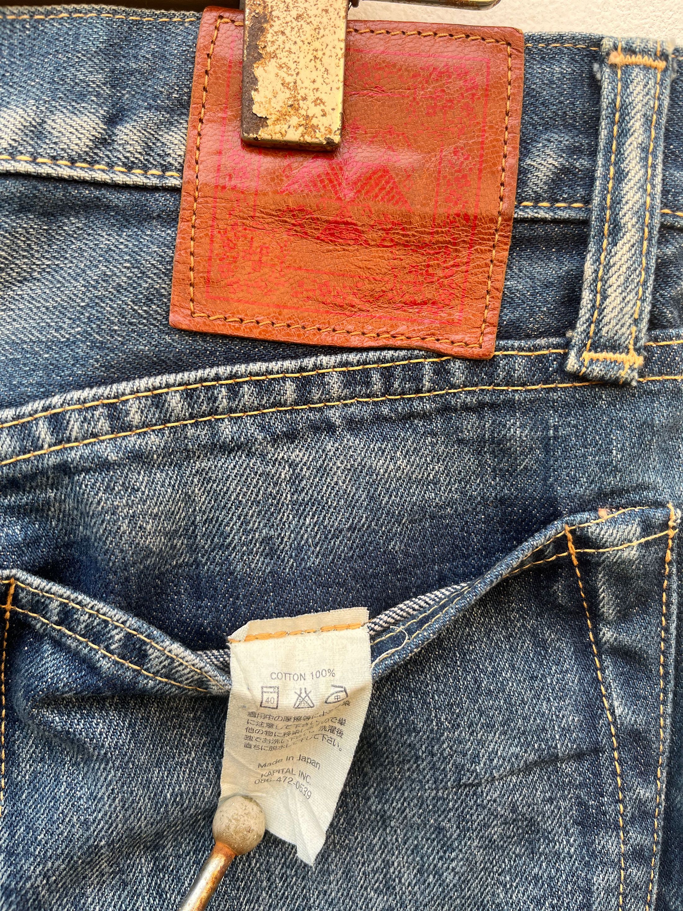 Designer × Kapital Kapital Japan Zipper Selvedge Jeans Size US 32 / EU 48 - 5 Thumbnail