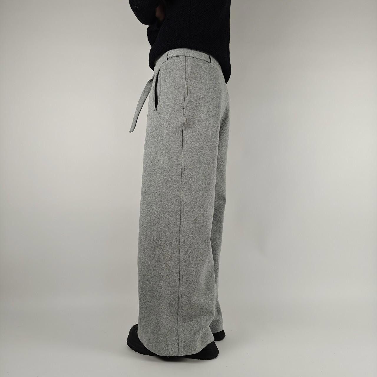 Other Grey Wide Thick Belted Sweatpants Size US 32 / EU 48 - 4 Thumbnail