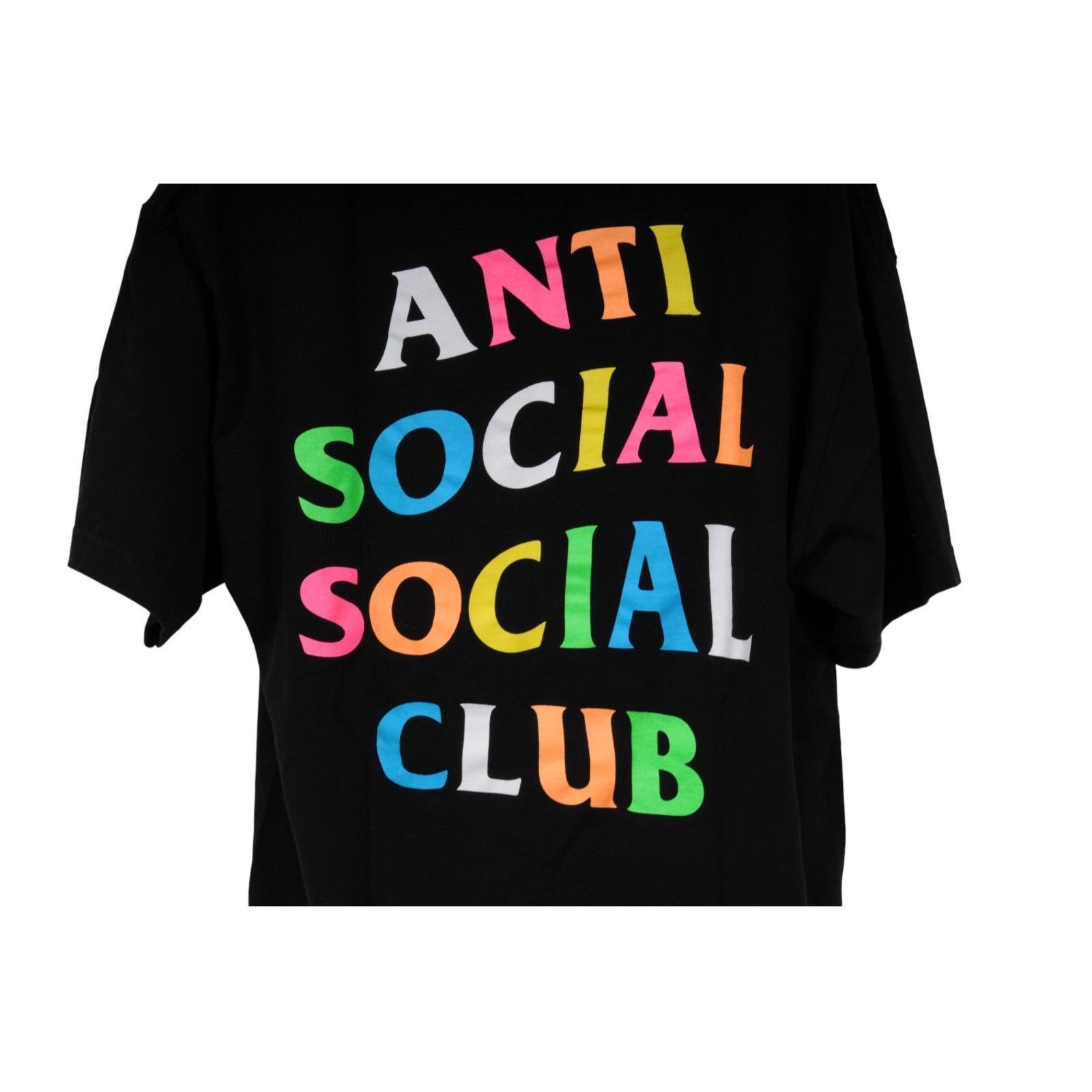 Anti Social Social Club Logo T Shirt Black Multi Color Size US L / EU 52-54 / 3 - 4 Thumbnail