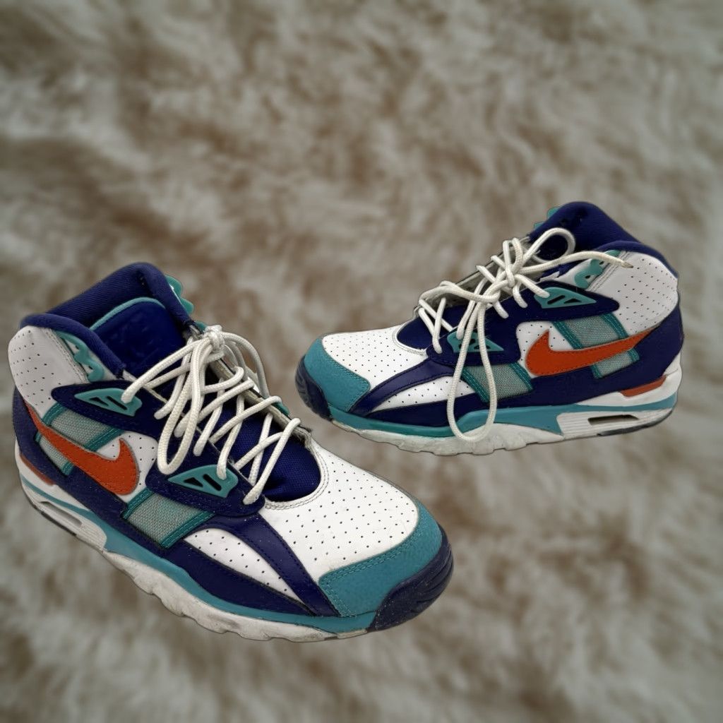 Nike Nike Air Trainer SC Sh o es Miami Dolphins CW6023-401 Mid Top Size 8 Men Color Multicolor 2020 Sneaker Size US 8 / EU 41 - 1 Thumbnail