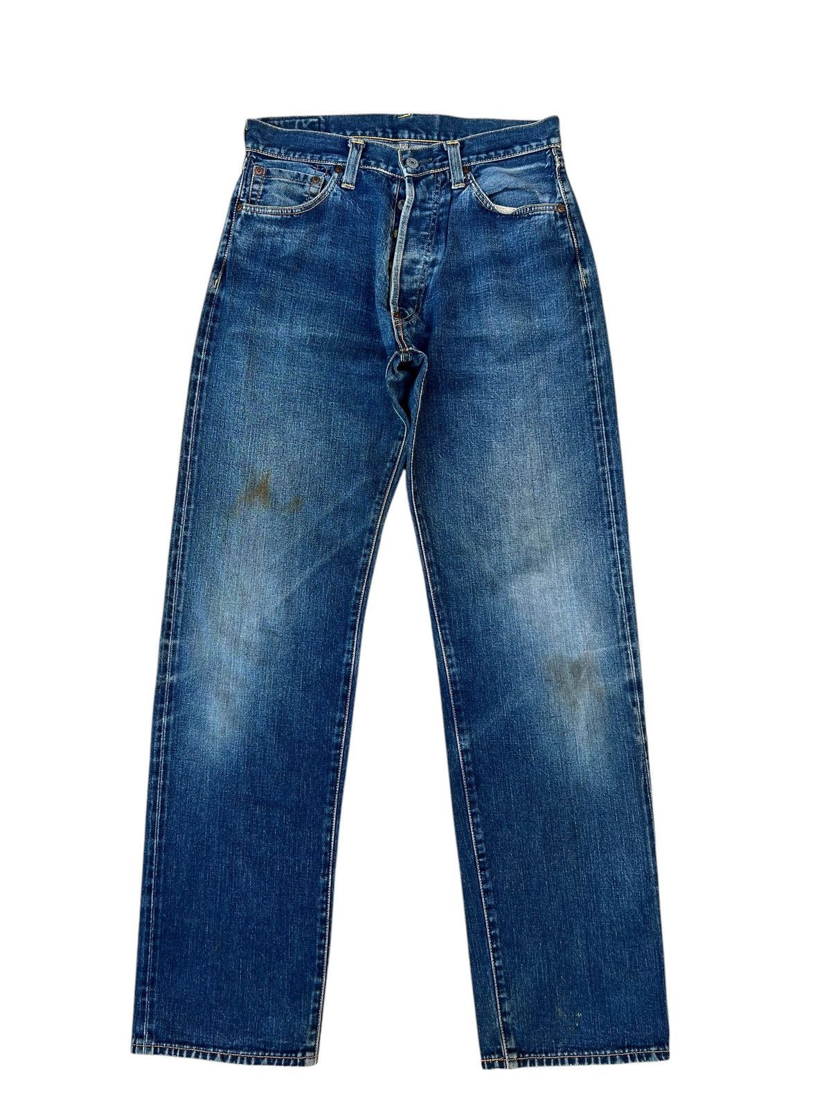 Archive Vintage 90s Evisu Evis Dirty Denim Selvedge Jeans