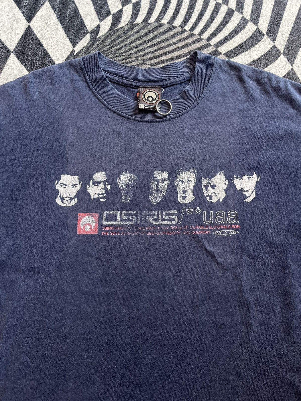 Osiris Vintage OSIRIS/**uaa x 7 Pro Skateboard 90’s T-shirt Size US L / EU 52-54 / 3 - 6 Thumbnail