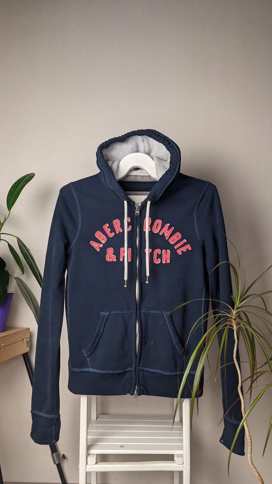 Japanese Brand Abercrombie Fitch faded Zip Hood ifsixwasnine LGB y2k cdg Size US M / EU 48-50 / 2 - 4 Thumbnail