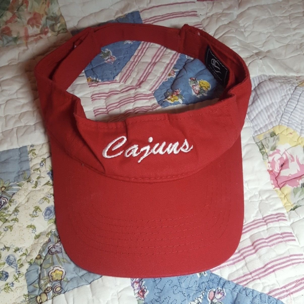 Other Rajun Cajuns red visor Size ONE SIZE - 3 Thumbnail