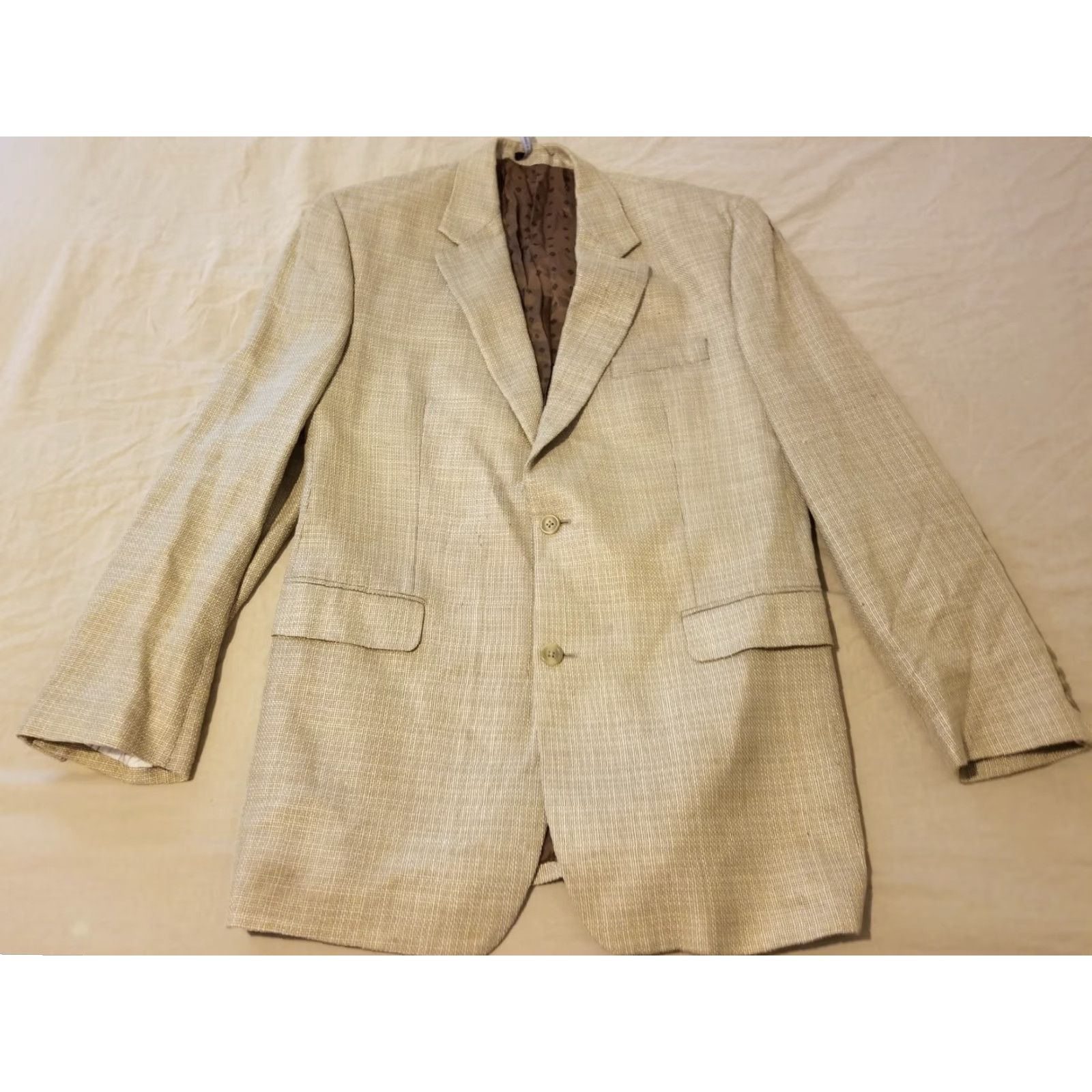Ralph Lauren Polo Ralph Lauren Sport 3-in-1 Jacket Blazer Silk Sports Mens 42L Beige Khaki Blazer Size US XL / EU 56 / 4 - 2 Thumbnail