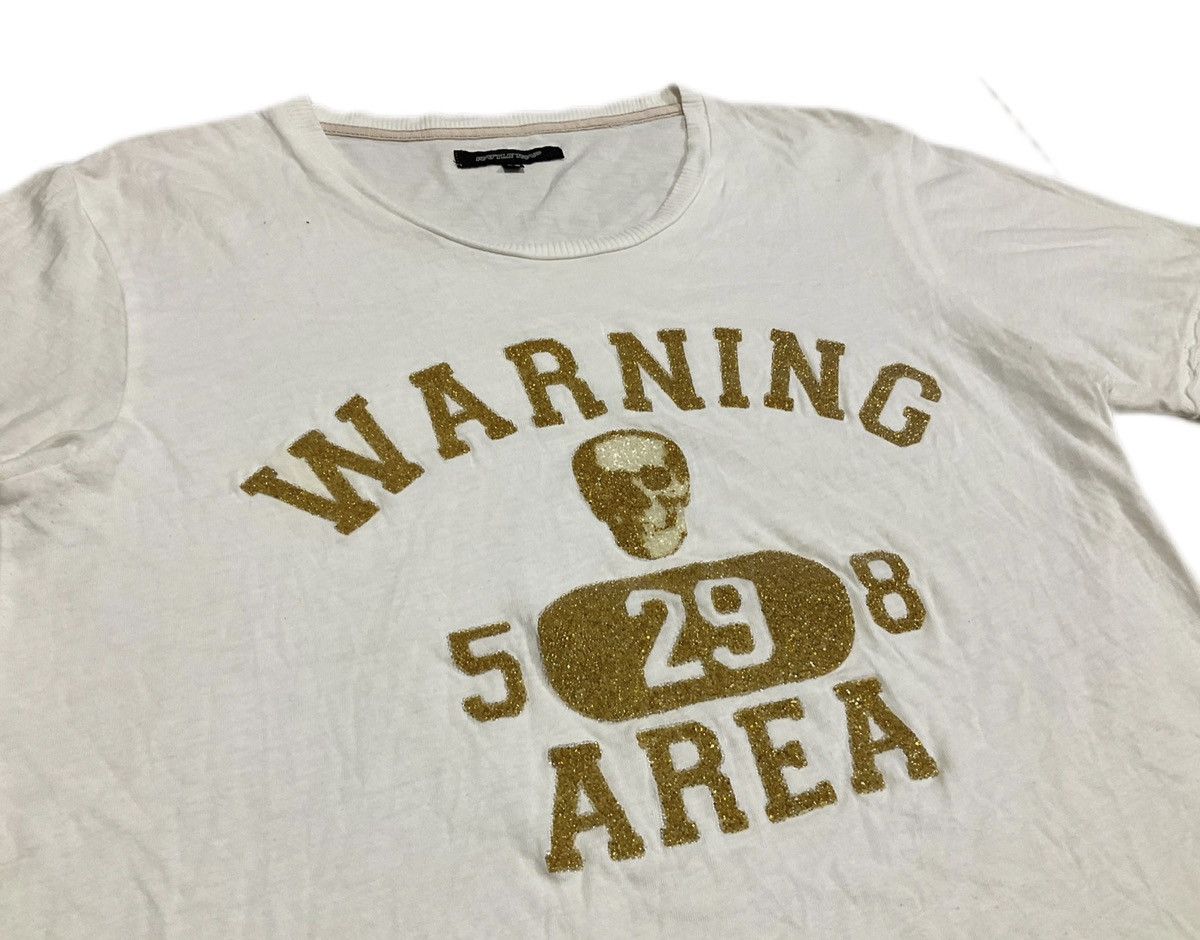 Hysteric Glamour 🔥Sick Y2K Rattle Trap Skull Shirt Warning 5298 Area Size US S / EU 44-46 / 1 - 1 Thumbnail