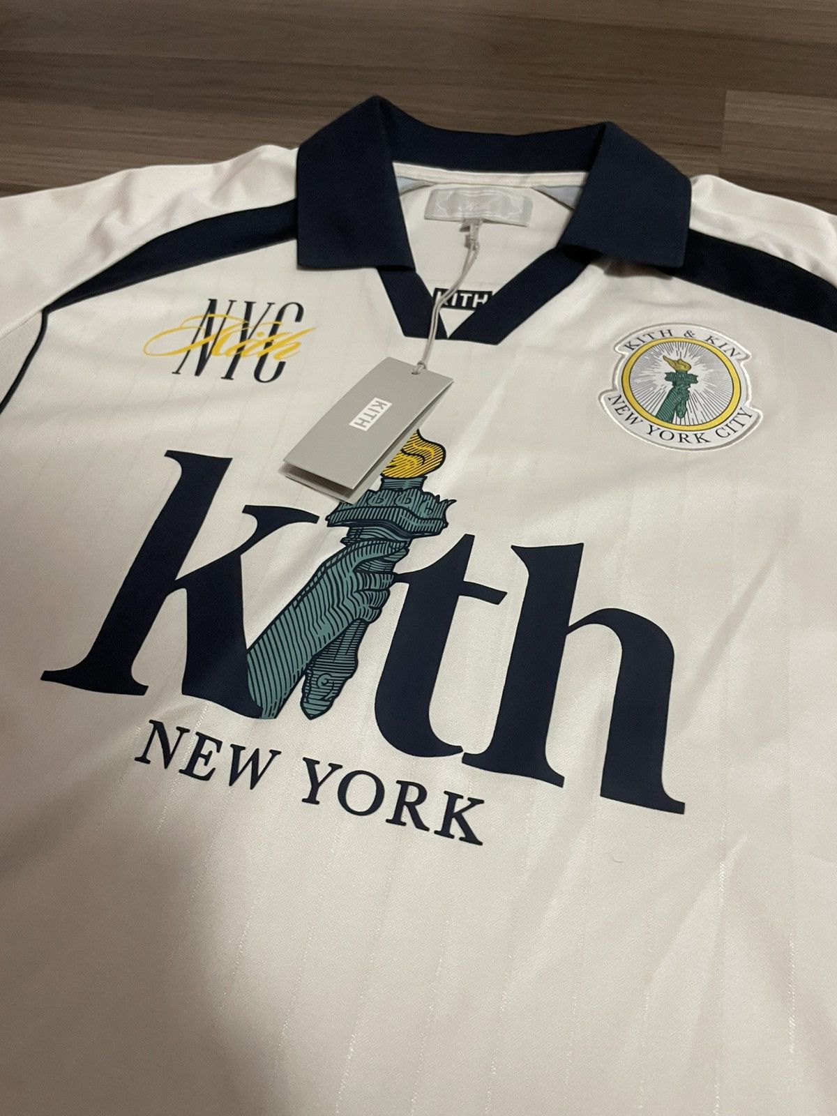 ウェア New York Edison Soccer Jersey Nocturnal Kith New York Edison Soccer Jersey Nocturnal - Size XL - ON