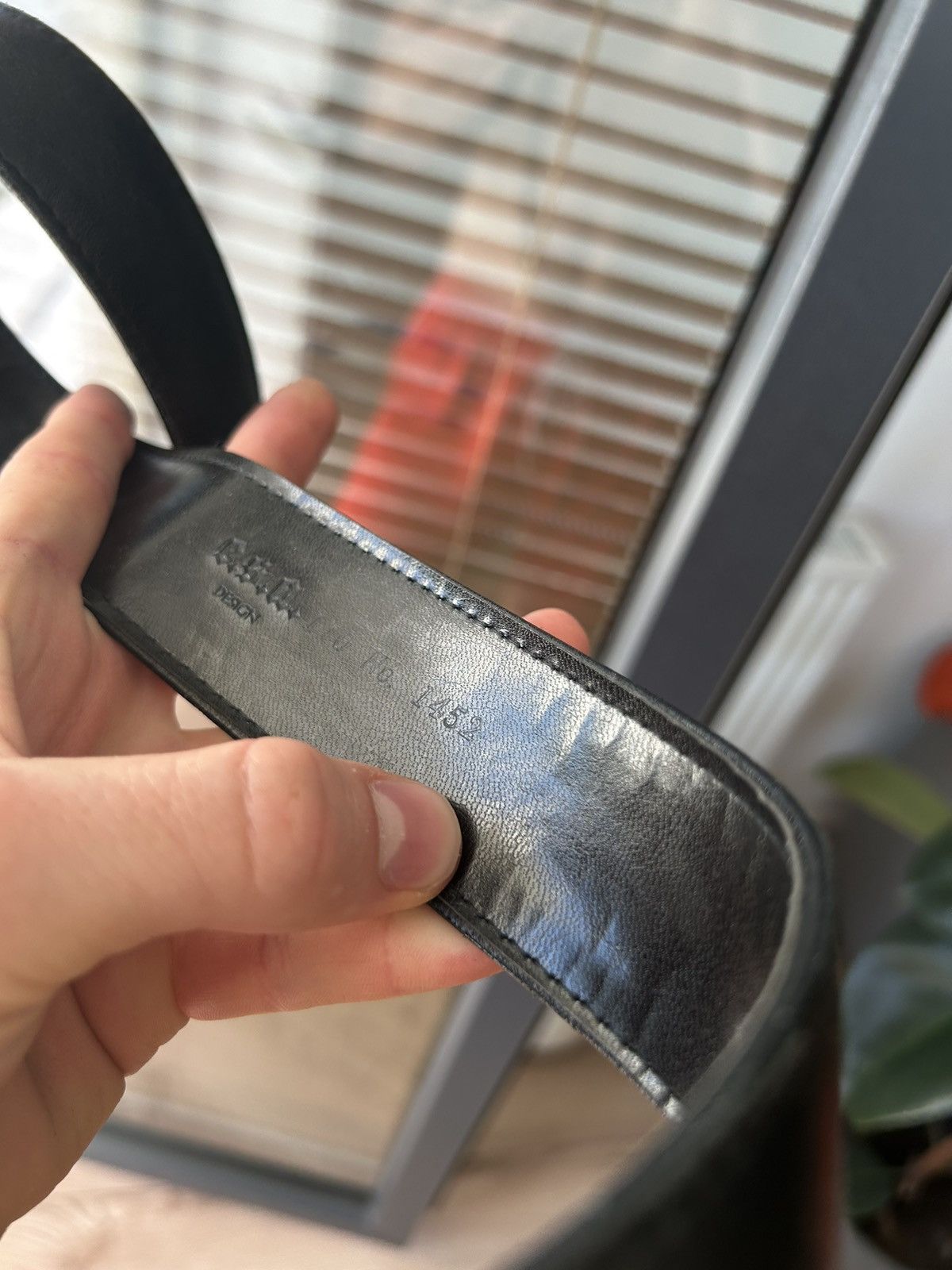 Leather Leather belt Size ONE SIZE - 8 Thumbnail