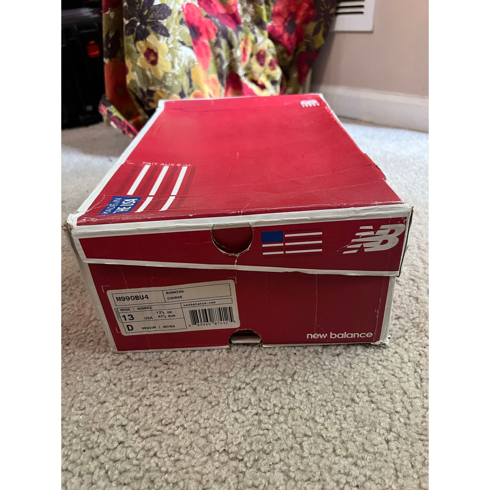 New Balance New Balance 990v4 Maroon Size 13 Size US 13 / EU 46 - 2 Thumbnail