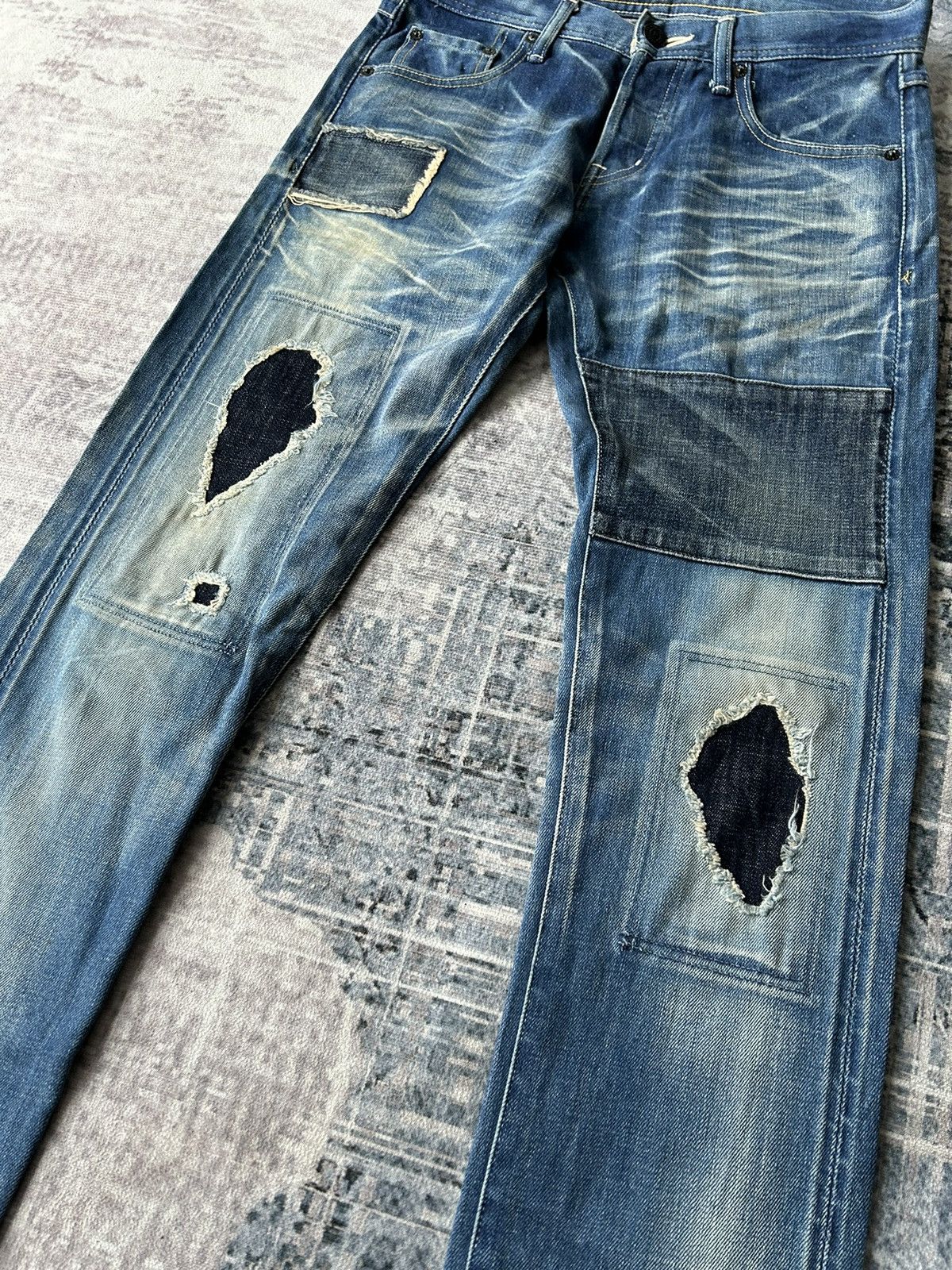 Vanquish Vanquish Distressed Punk Jeans Size US 30 / EU 46 - 2 Thumbnail