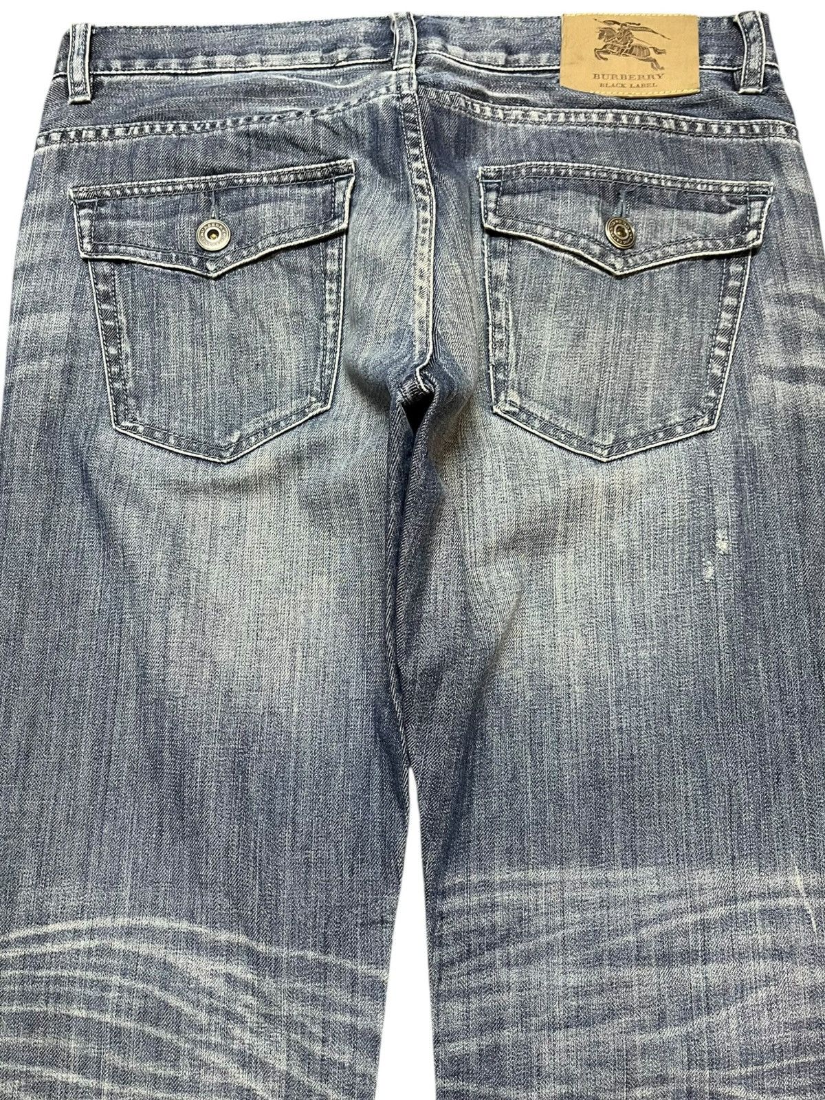 Burberry Vintage Burberry Black Label Flare Grunge Denim Size US 32 / EU 48 - 6 Thumbnail
