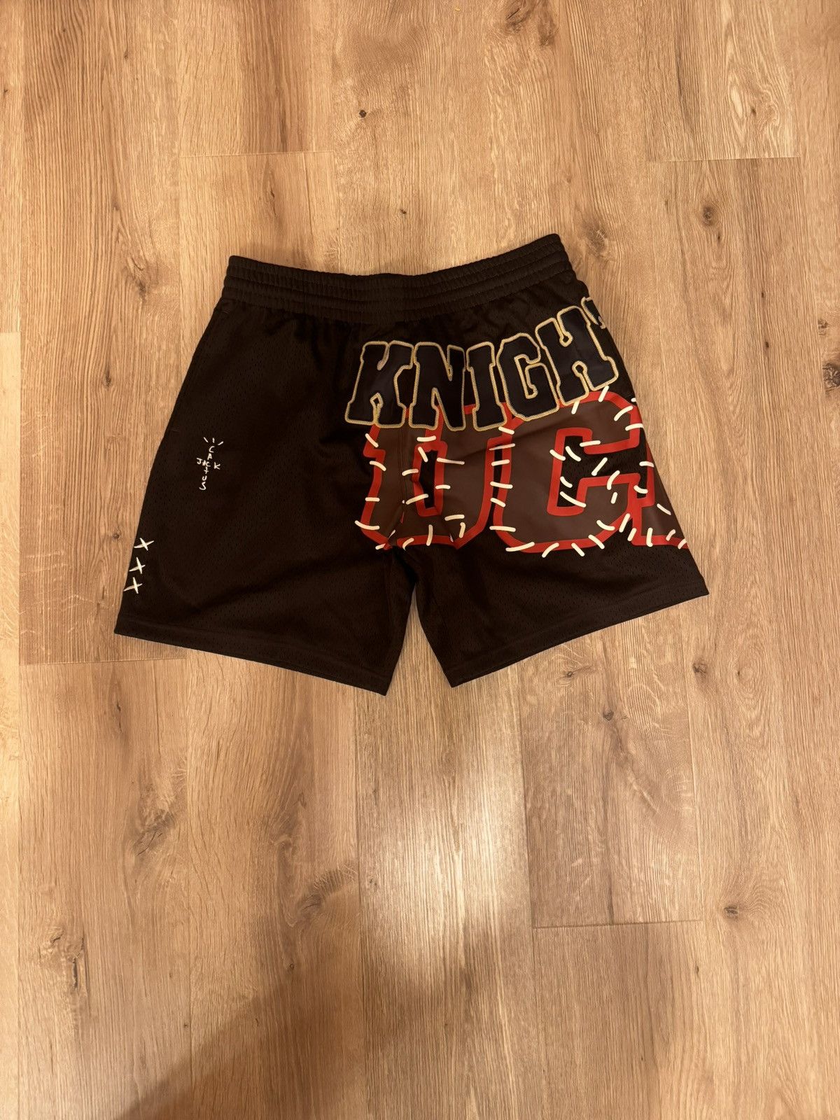 Travis Scott Cactus jack x college shorts Size US 31 - 1 Thumbnail