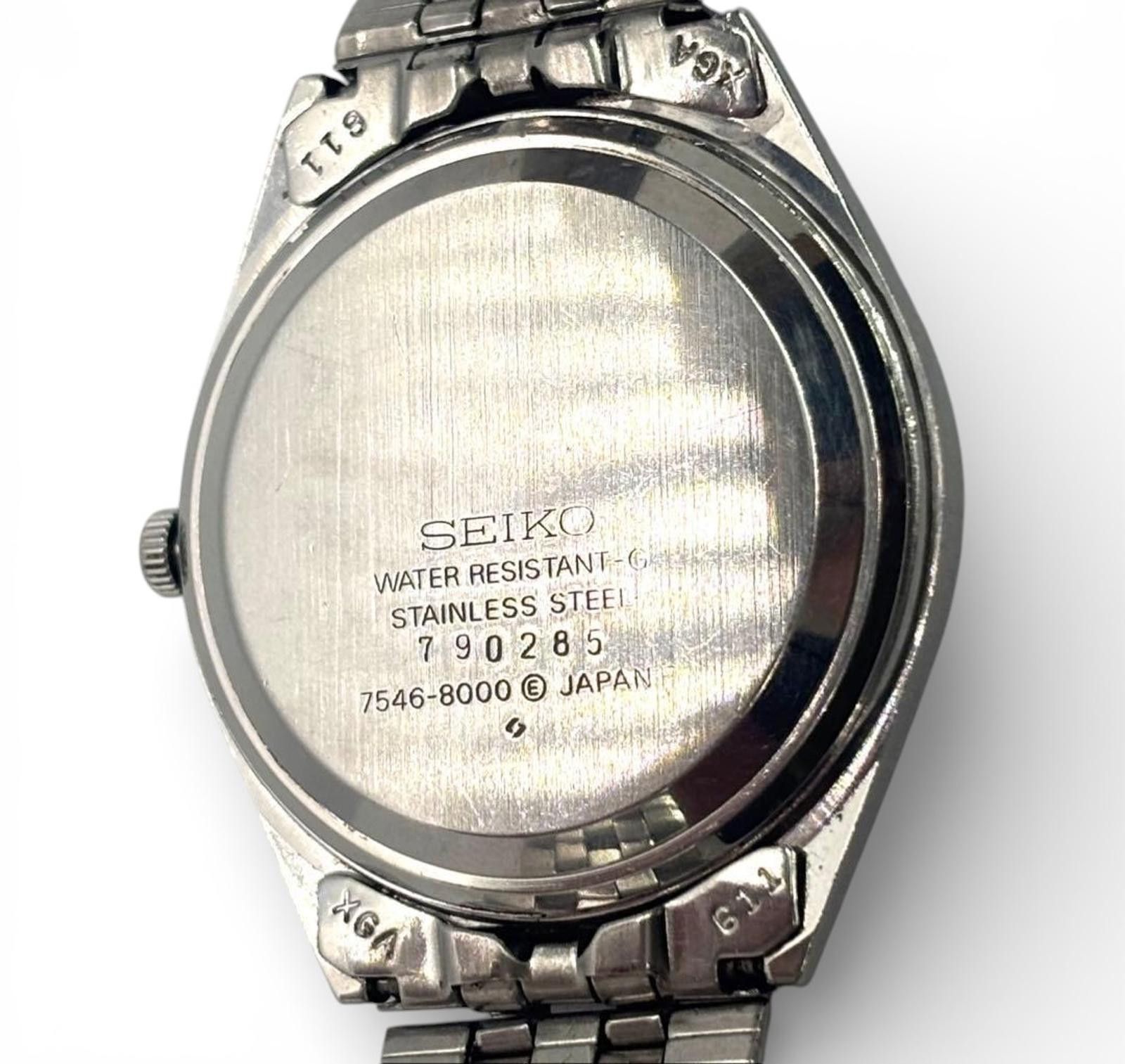 Seiko Seiko - Quartz Type II Men's Watch with Date Display Size ONE SIZE - 7 Thumbnail
