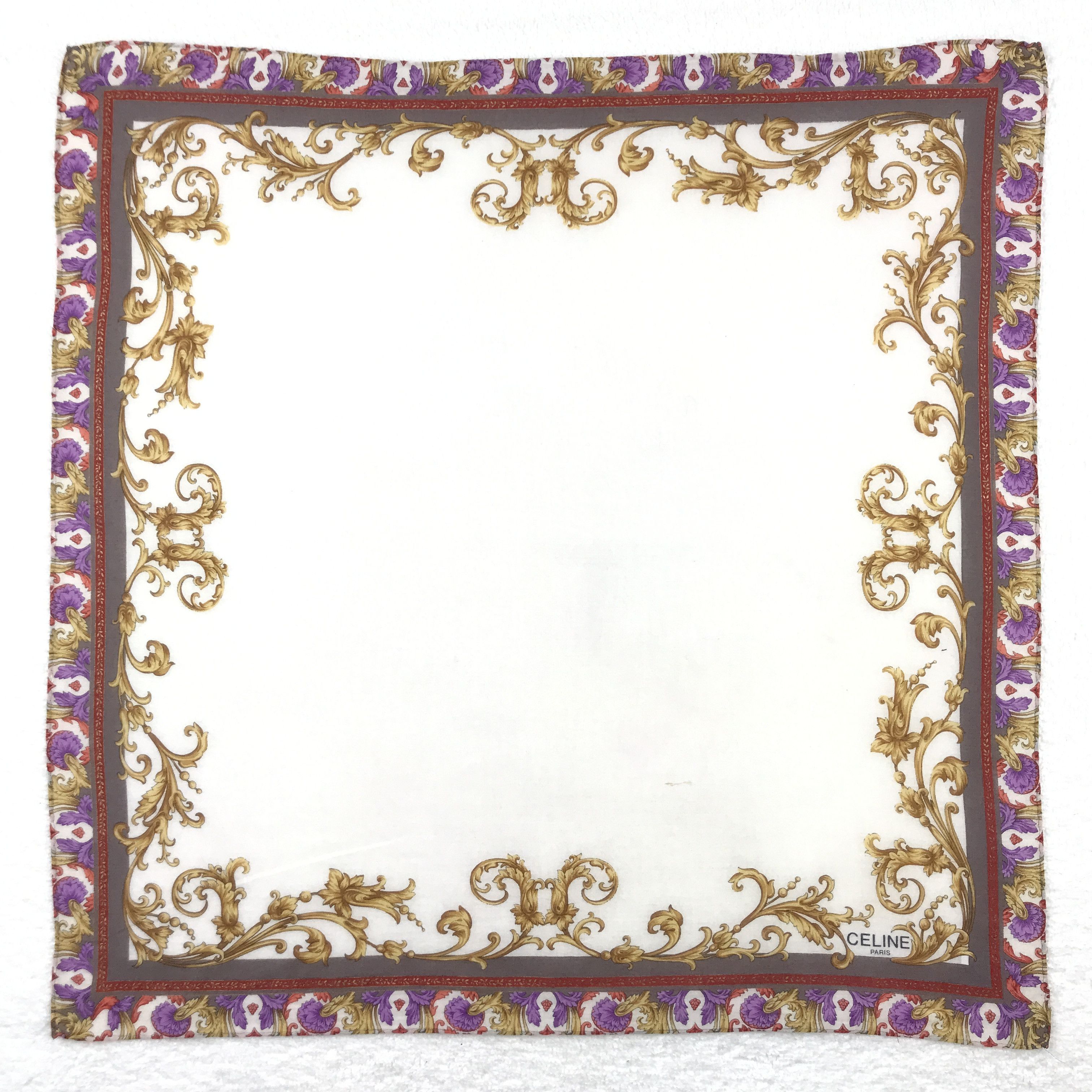 Vintage Celine Neckerchief Handkerchief