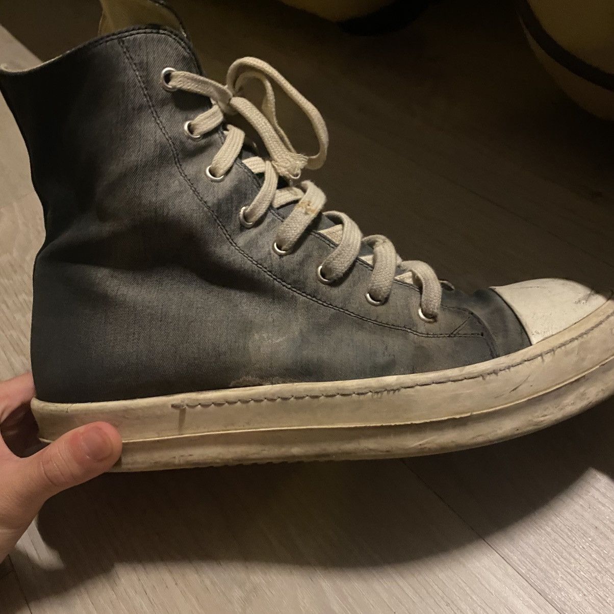 Rick Owens Drkshdw Rick Owen DRKSHDW Ramones Size US 8.5 / EU 41-42 - 13 Thumbnail