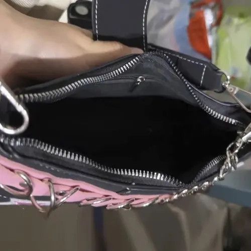 Other Harajuku Pink Star Metal Chain Women Totebag Size ONE SIZE - 4 Thumbnail