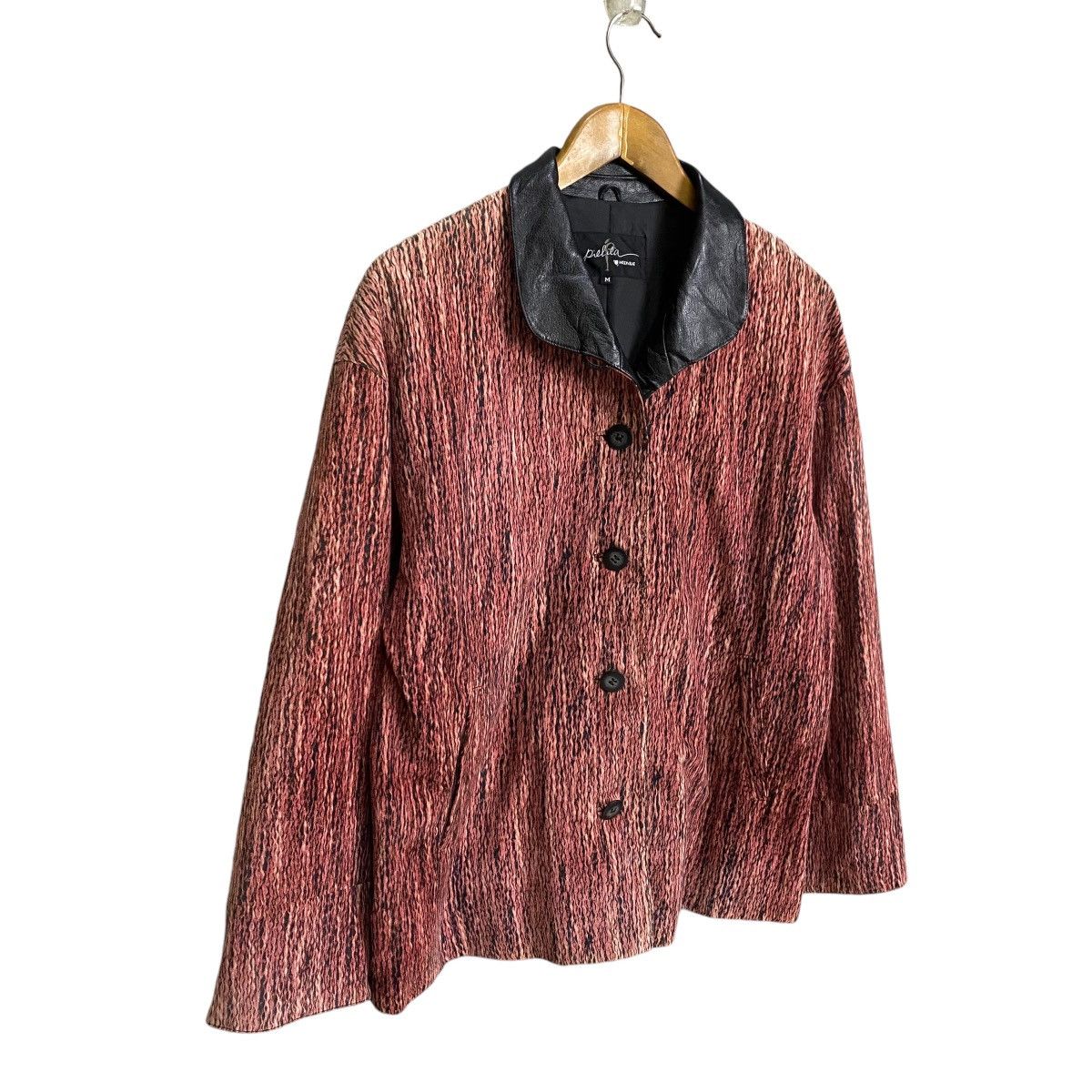 Designer × Vintage Pielita Moonbat pigskin leather jacket Size M / US 6-8 / IT 42-44 - 2 Thumbnail