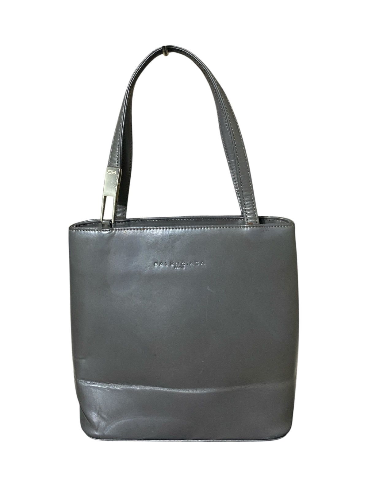 Balenciaga Vintage Balenciaga Leather Mini Totebag Size ONE SIZE - 1 Thumbnail