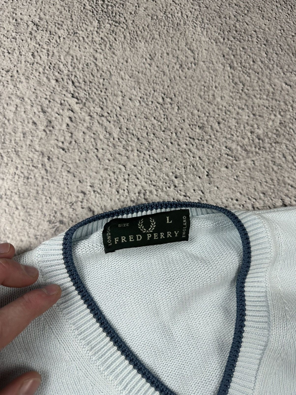 Fred Perry Vintage Fred Perry Knitwear Sweater Rare 90s Striped Y2K Size US L / EU 52-54 / 3 - 7 Thumbnail