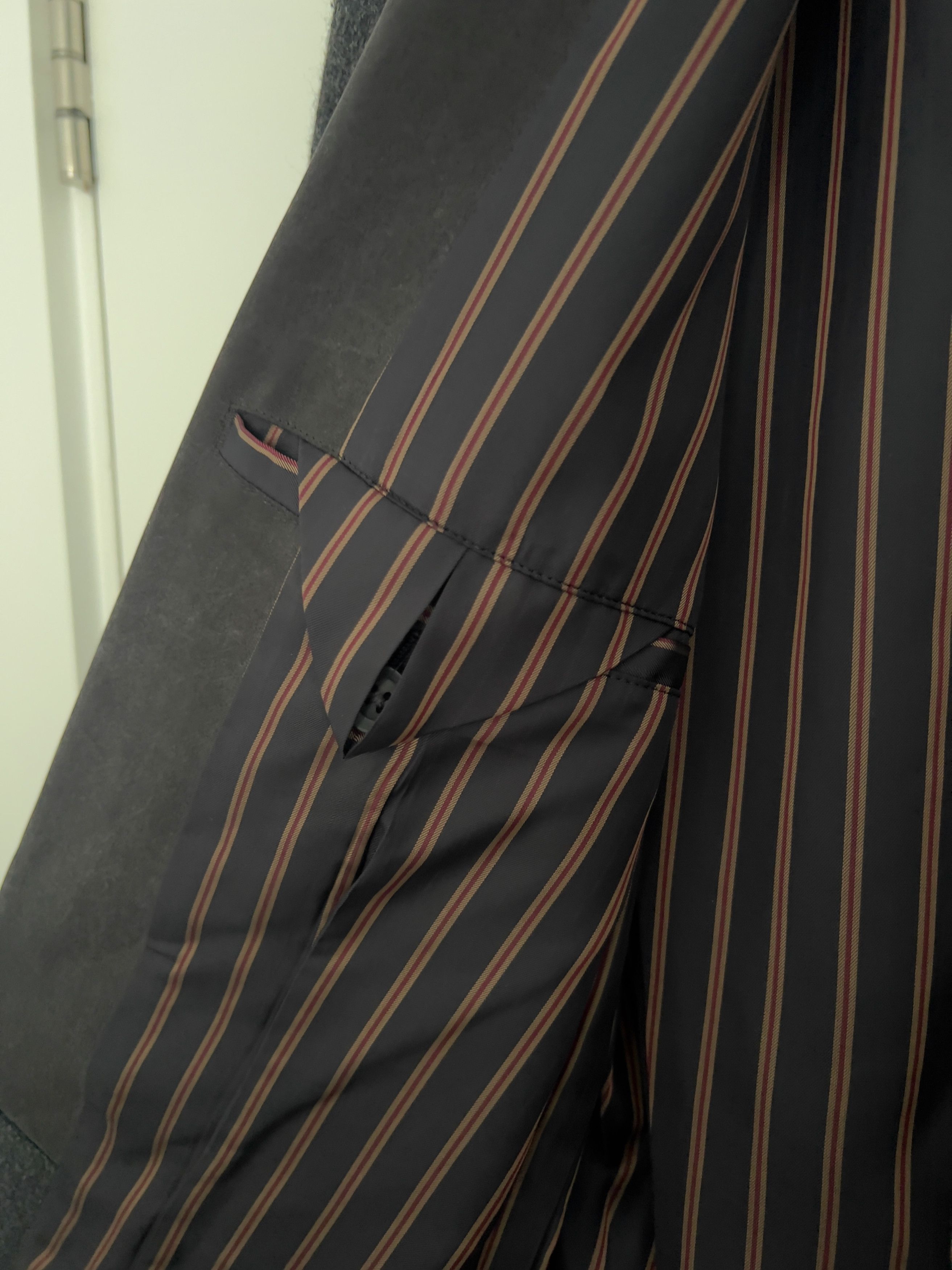 Yohji Yamamoto Yohji Yamamoto Pour Homme Dobby Tweed Peak Lapel Long Coat Size US L / EU 52-54 / 3 - 6 Thumbnail