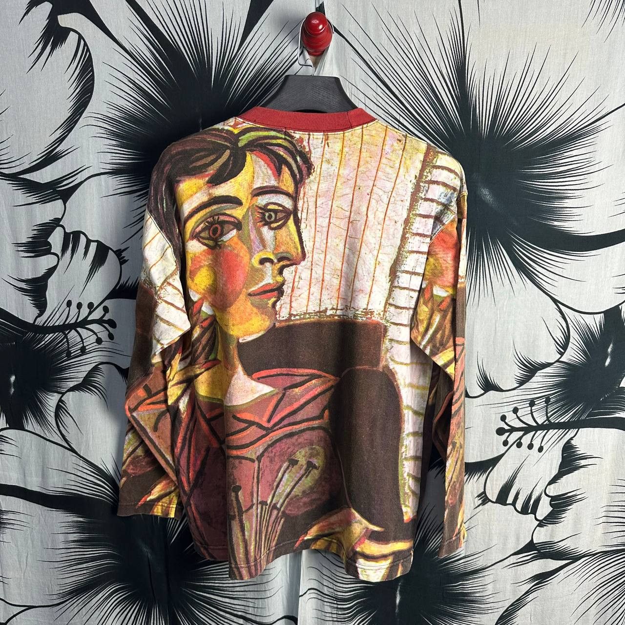 Vintage VINTAGE 1988 Pablo Picasso Dora Maar AOP Long Sleeve Shirt Size US XL / EU 56 / 4 - 2 Thumbnail