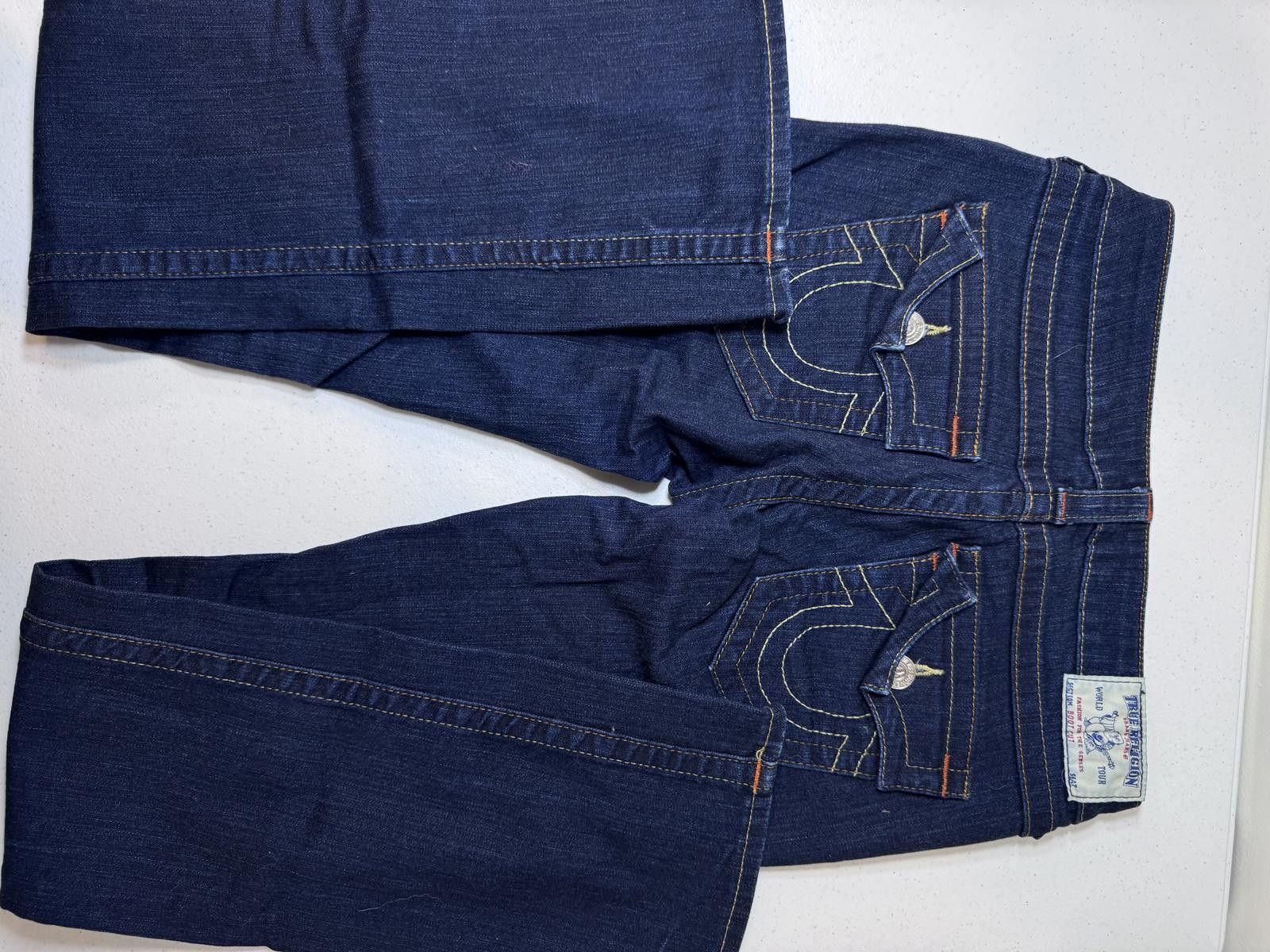 True Religion True Religion Women's Bootcut Jeans - Dark Wash size 27 Size 27" / US 4 / IT 40 - 3 Thumbnail