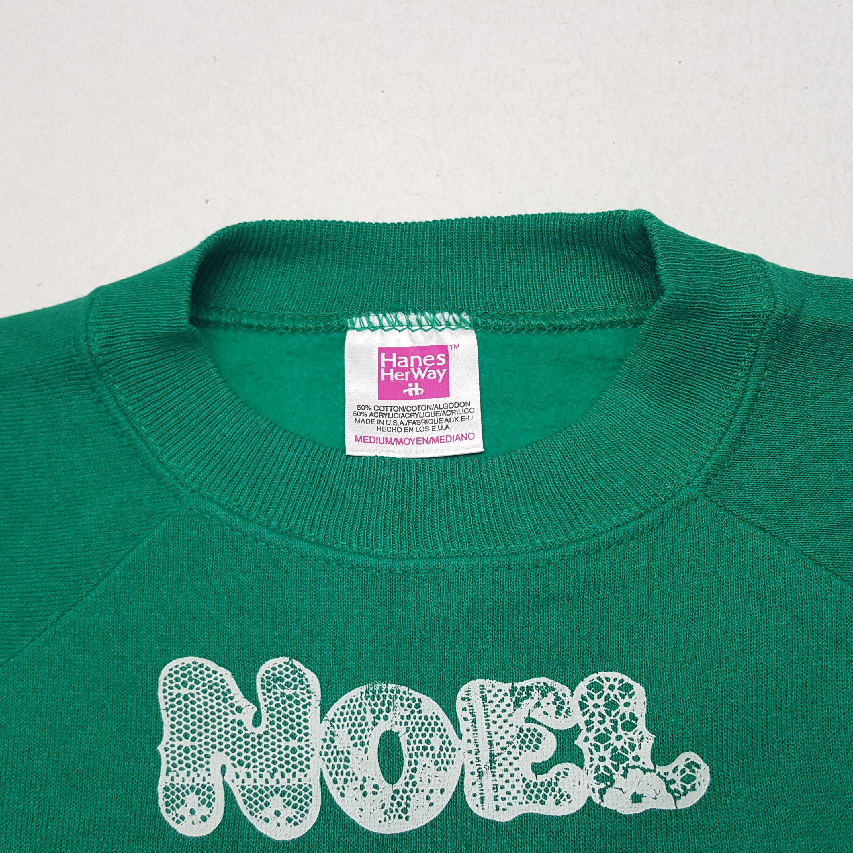 Vintage Vintage 90's Noel Christmas Tree Streetwear Sweatshirt Size US L / EU 52-54 / 3 - 4 Thumbnail
