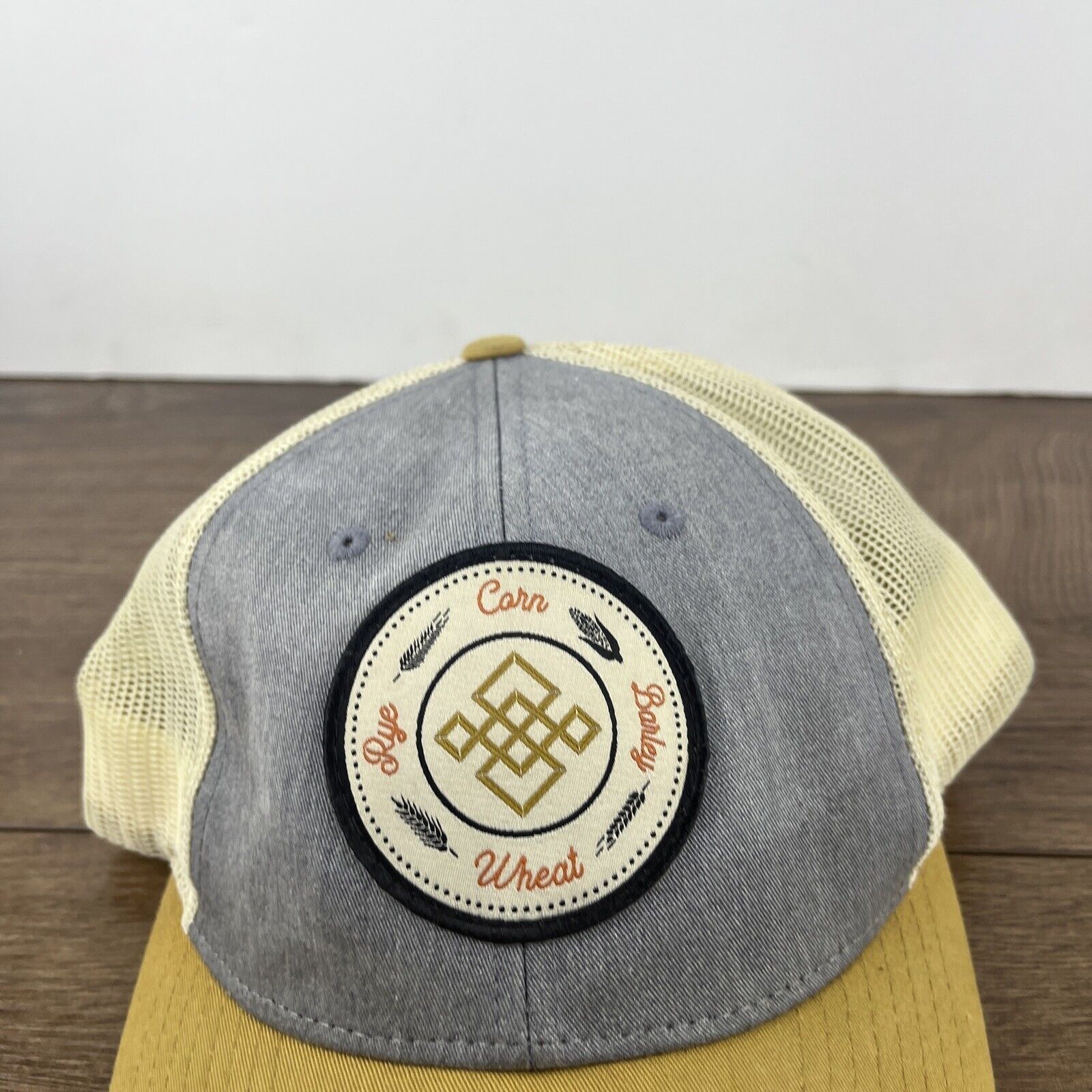 Other Farmer Hat Corn Barley Wheat Rye Hat Gray Hat Adjustable Adu Size ONE SIZE - 5 Thumbnail