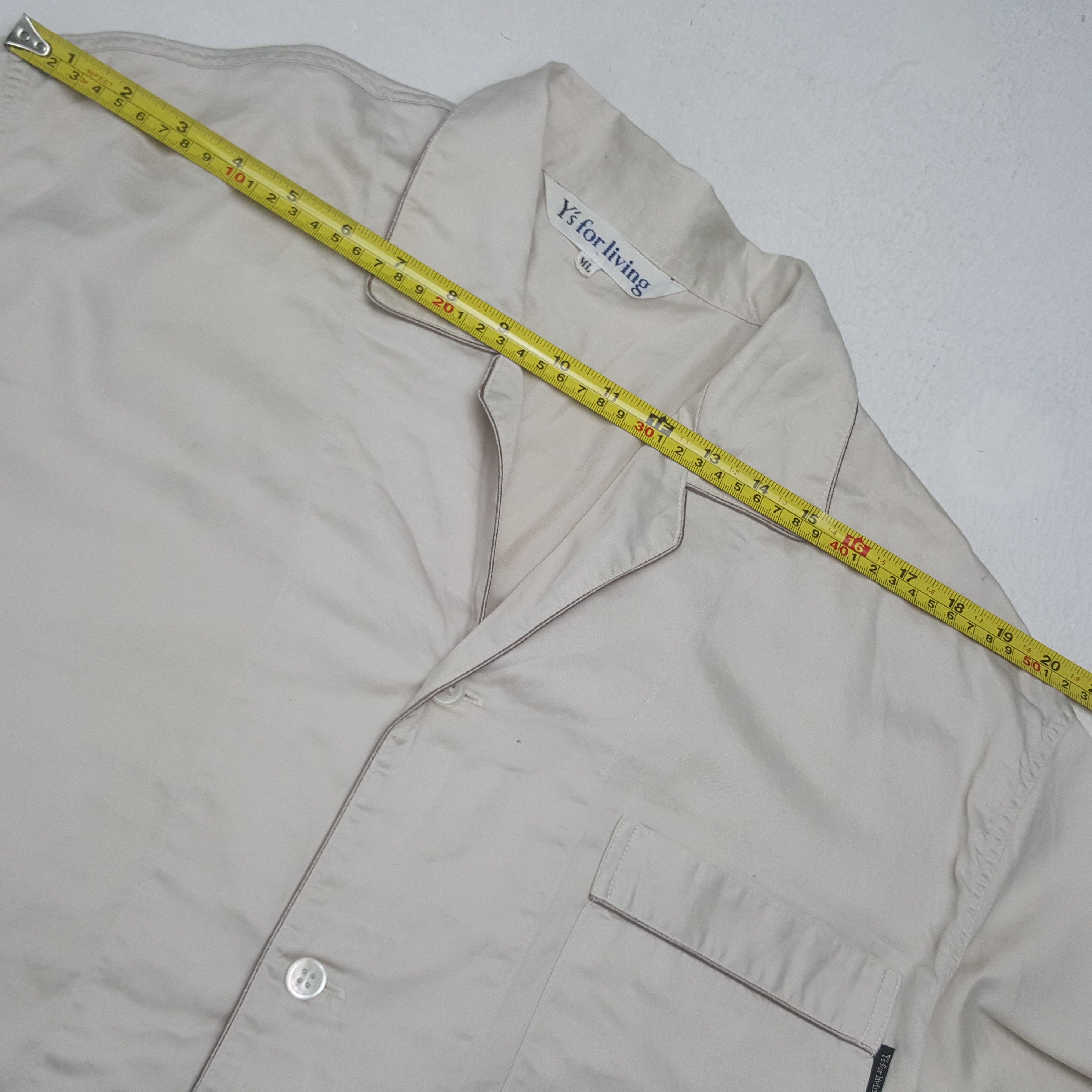 Yohji Yamamoto Vintage Y's For Living Yohji Yamamoto Pyjamas Shirt C294N76 Size US XL / EU 56 / 4 - 4 Thumbnail