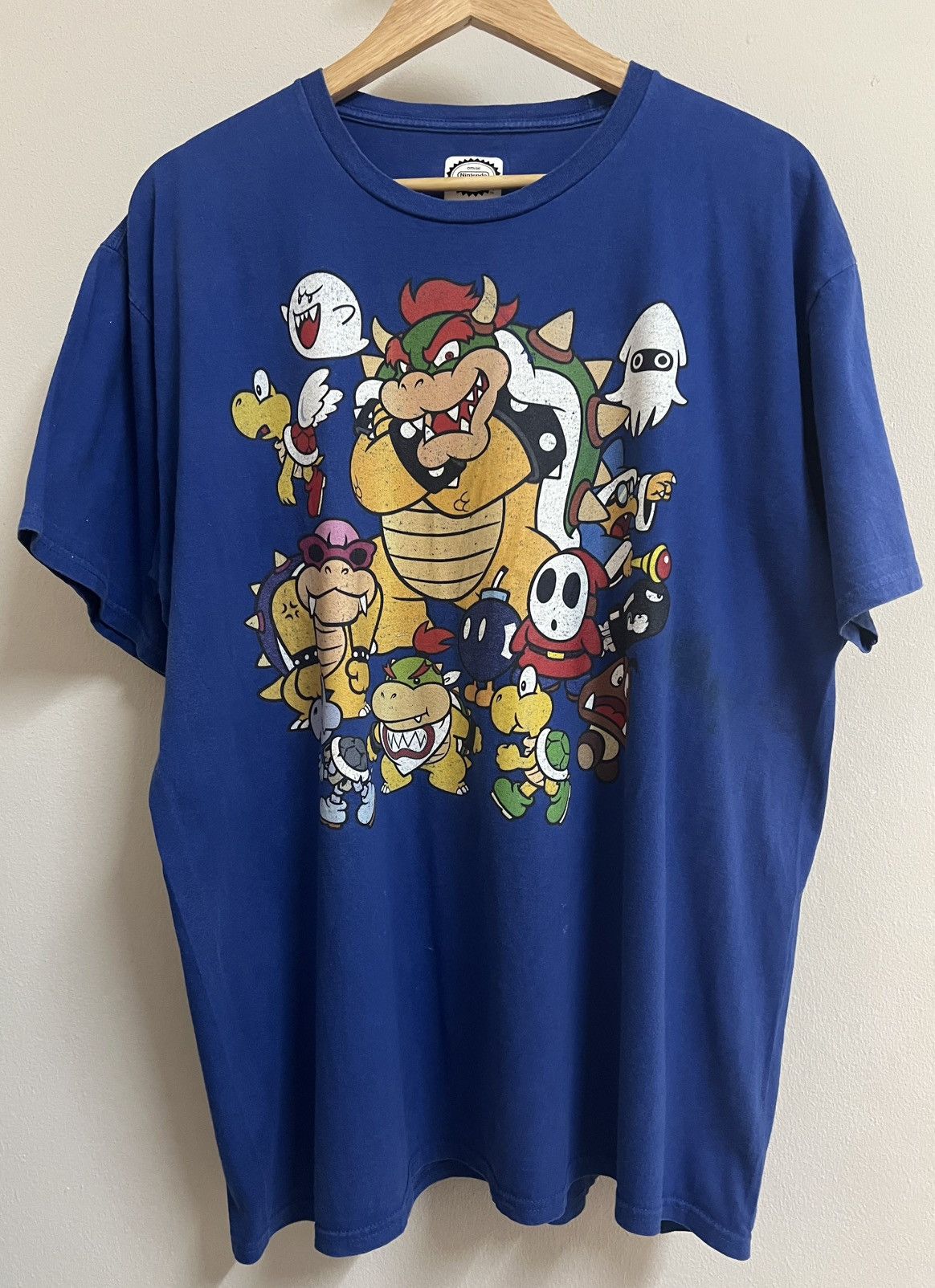 Nintendo Nintendo Super Mario Bowser & Minions Graphic Tee Blue XL Size US XL / EU 56 / 4 - 1 Thumbnail