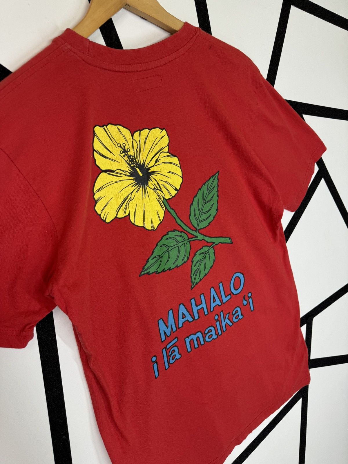 Vintage Chinatown Market MAHALO HIBISCUS YELLOW Tee Size US M / EU 48-50 / 2 - 8 Thumbnail