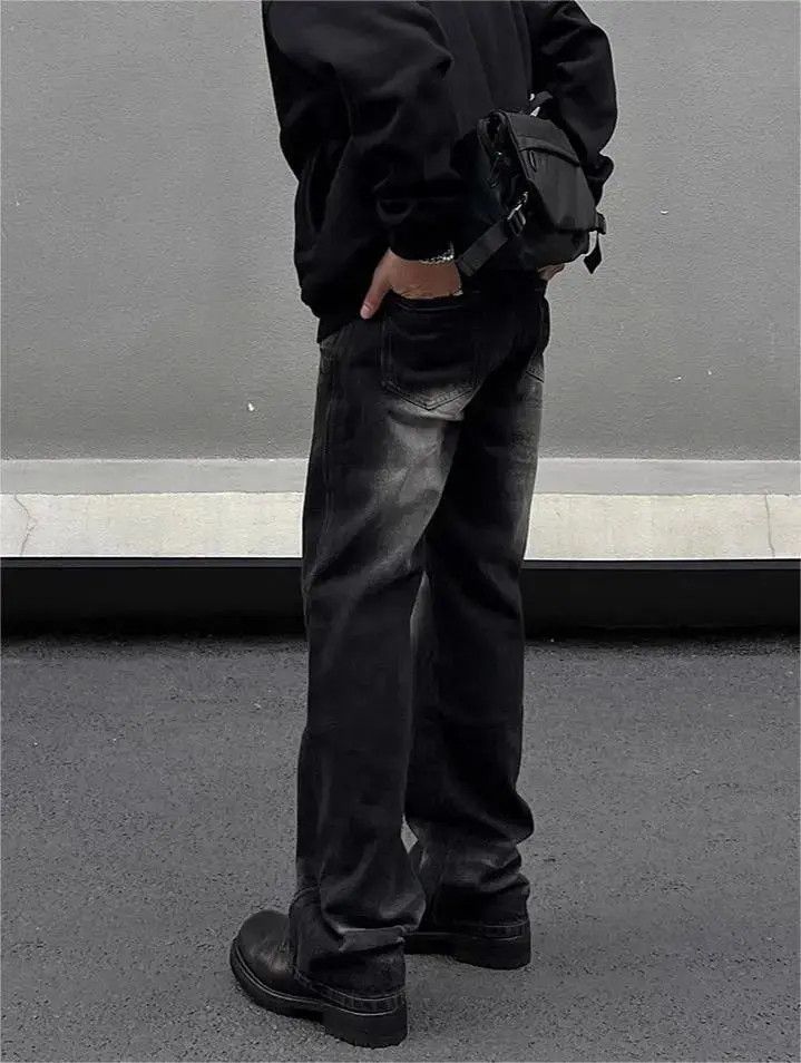 Japanese Brand Minimalist slim fit micro flared jeans Size US 32 / EU 48 - 4 Thumbnail