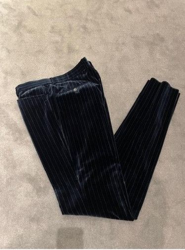 Tom Ford o1w1db10824 Atticus Slim-fit Velvet Pant in Black Size US 30 / EU 46 - 2 Thumbnail