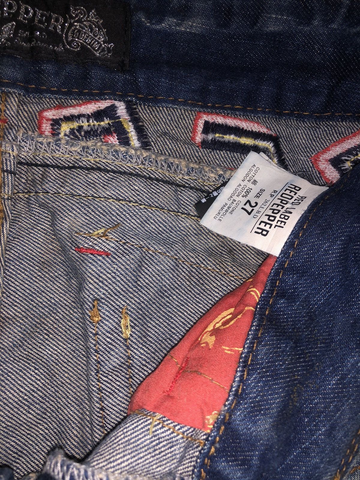 Designer × Japanese Brand × Vintage Vintage Japanese Brand Red Pepper Denim Jeans Size US 30 / EU 46 - 16 Thumbnail