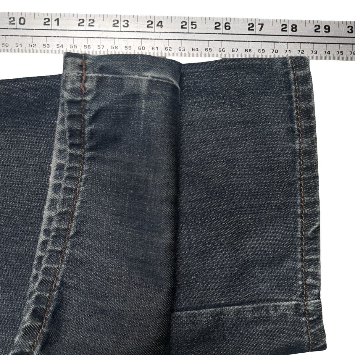 Vintage Jack & Jones Dark Wash Bootcut Denim Jeans Low Rise 34 X 30 Size US 34 / EU 50 - 6 Thumbnail