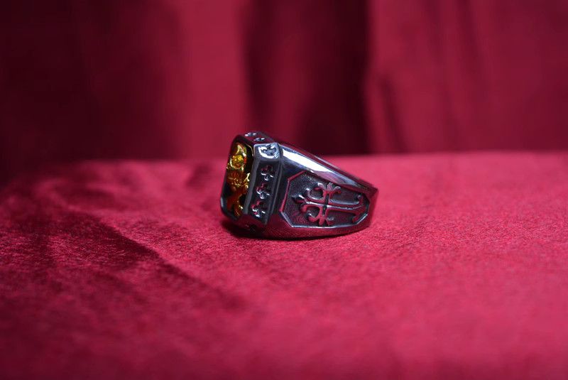 Jewelry Vintage Jewelry Rings Open Size Chrome Ring (Size 7-13) Size ONE SIZE - 5 Thumbnail