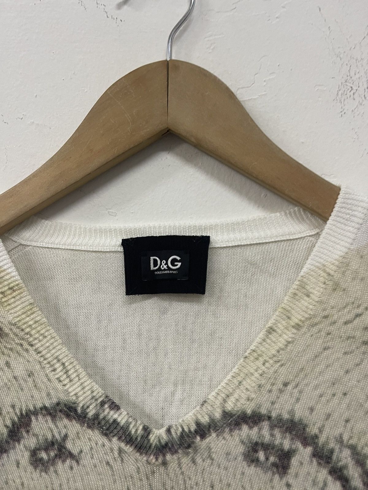 Dolce & Gabbana Dolce & Gabbana printed knitted Light Pullover Size US S / EU 44-46 / 1 - 6 Thumbnail