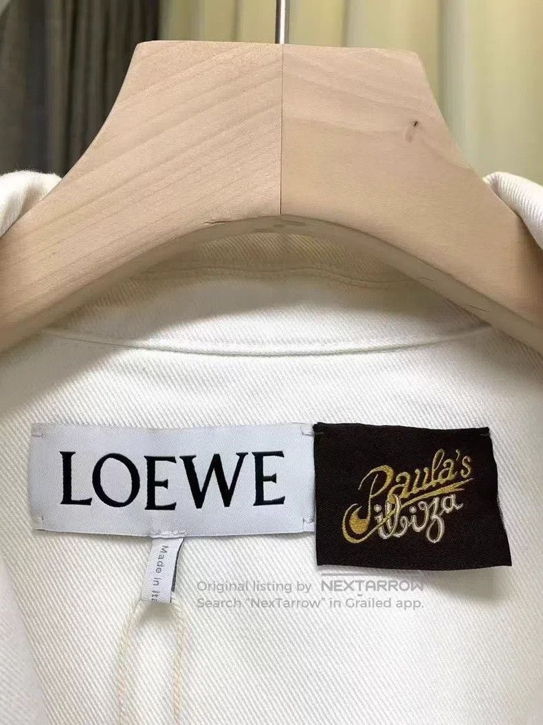 Loewe Loewe Collaboration Classic Logo Denim Shirt Jacket Size XXS / US 00 / IT 34 - 4 Thumbnail