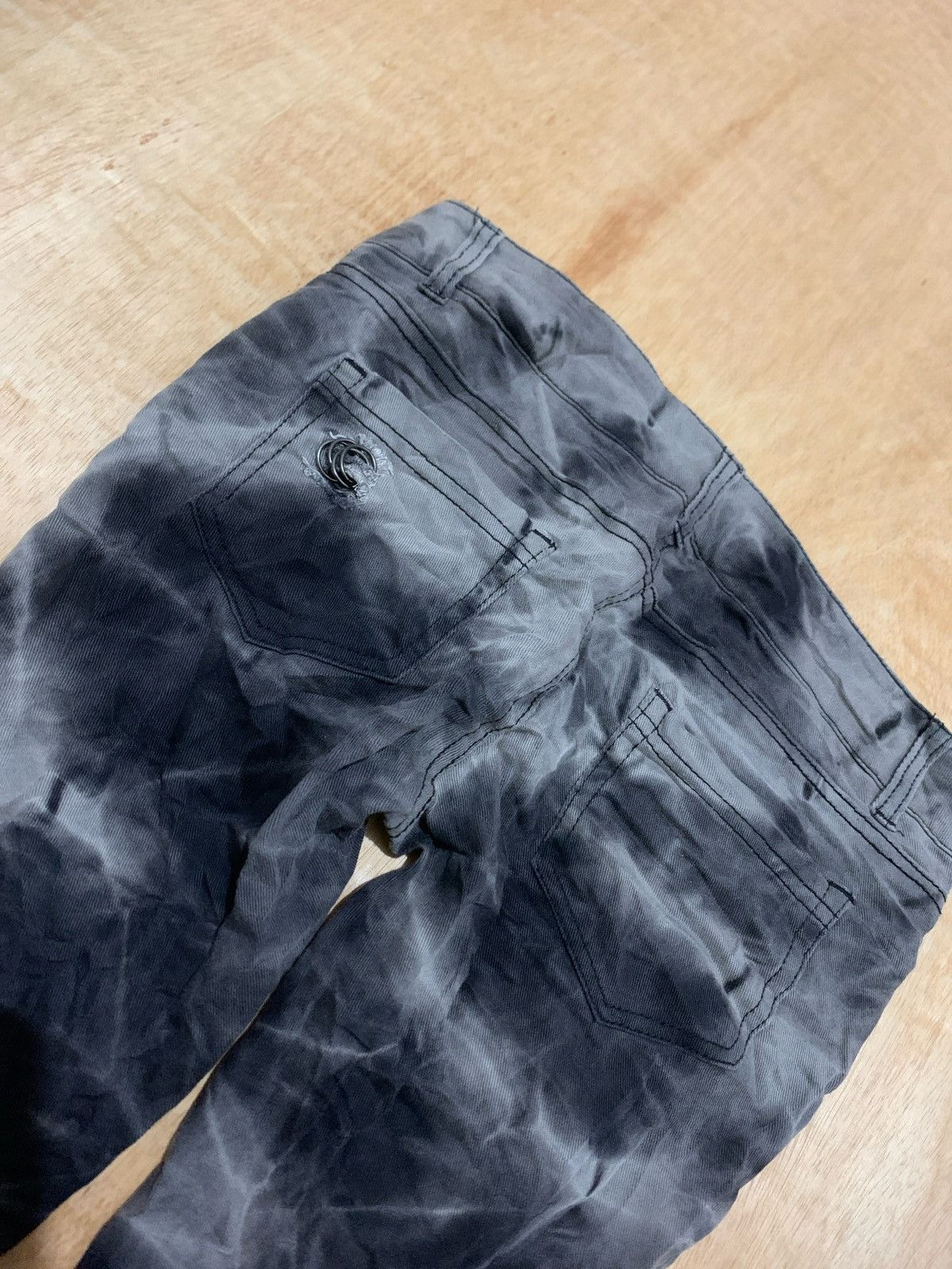 If Six Was Nine × Japanese Brand × KMRii Distressed Denim Ifsixwasnine Lgb Punk style Size US 31 - 6 Thumbnail