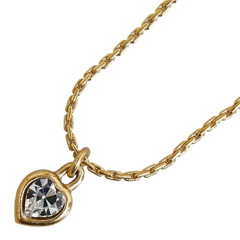 image of Dior Heart Chain Necklace in Gold, Women's