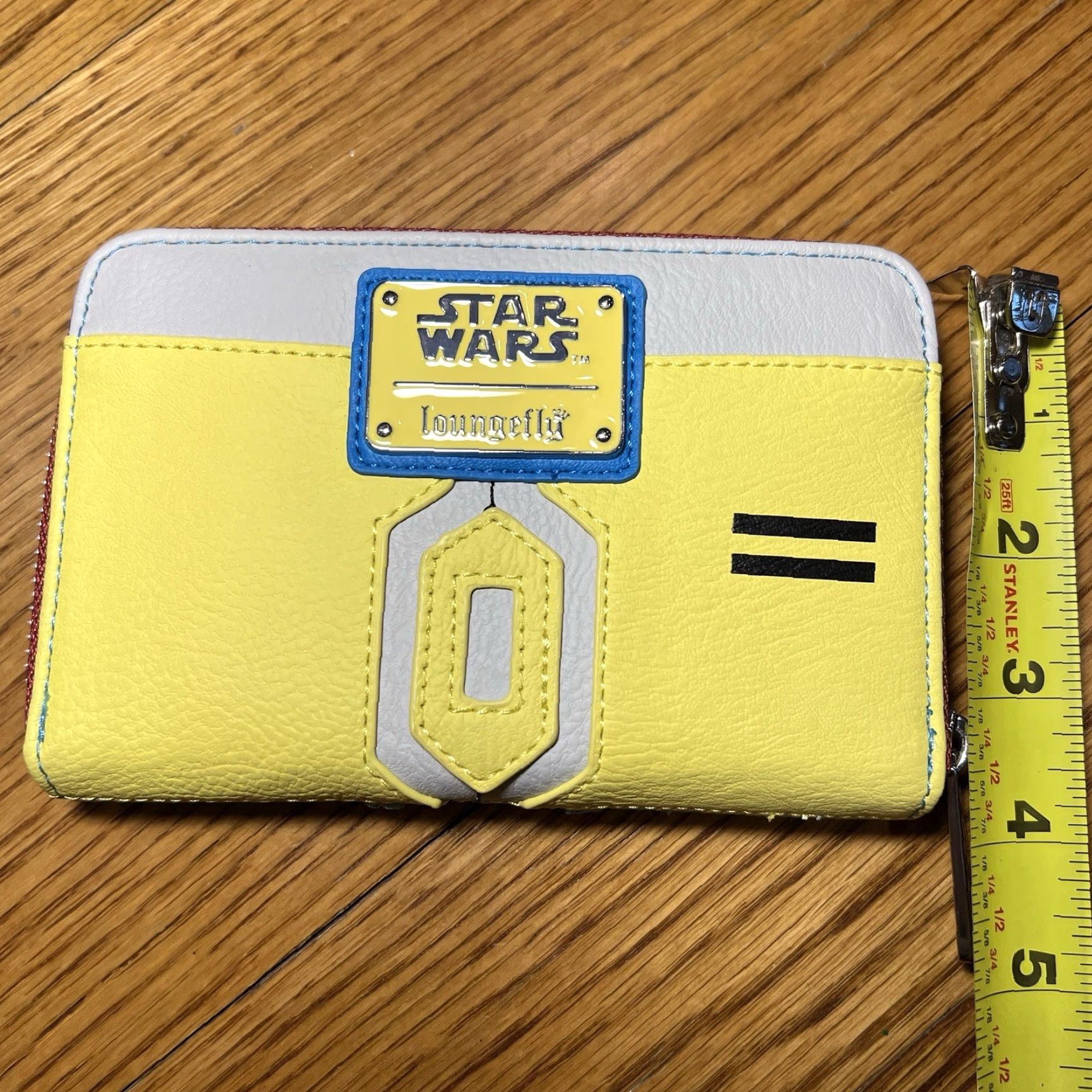 Vintage NWOT Loungefly Disney Star Wars Droids Boba Fett Zip Around Wallet Size ONE SIZE - 4 Thumbnail