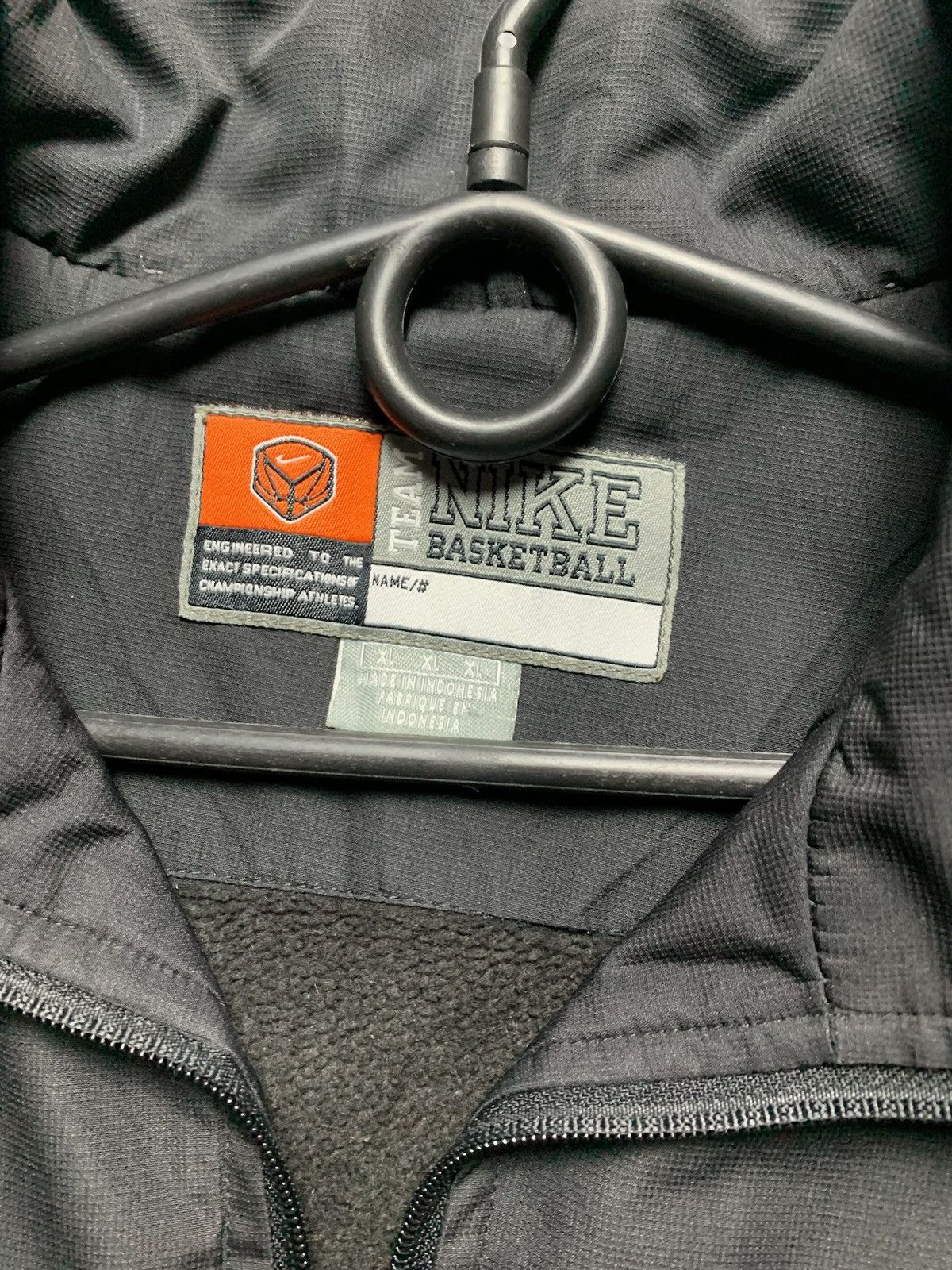 Nike × Vintage Vintage Nike fleece jacket logo size XL rare Size US XL / EU 56 / 4 - 6 Thumbnail