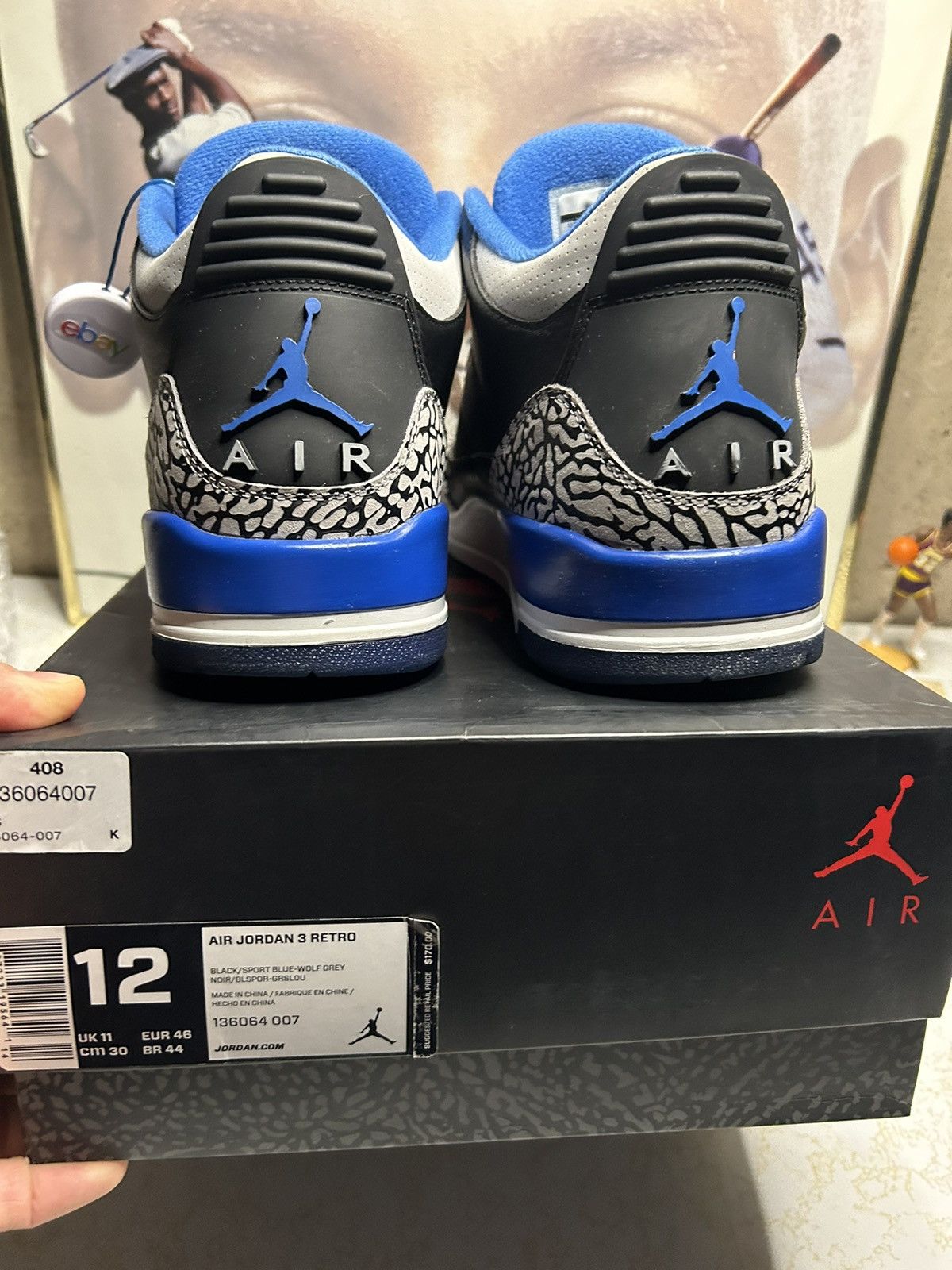 Jordan Retro 'sport blue'