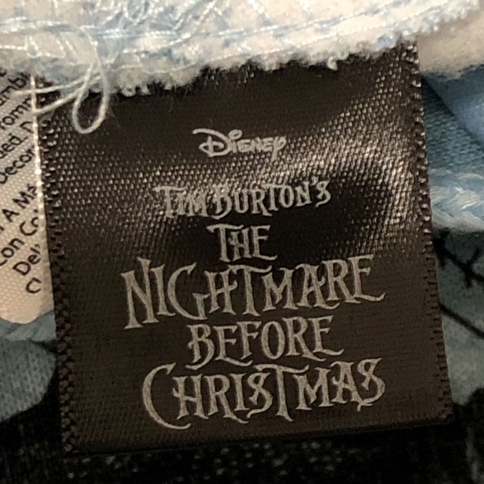 Disney NIGHTMARE BEFORE CHRISTMAS Misfit Love Hoodie Light Blue XS Juniors Disney Jack Skellington Sally Tie Dye Size XS / US 0-2 / IT 36-38 - 5 Thumbnail