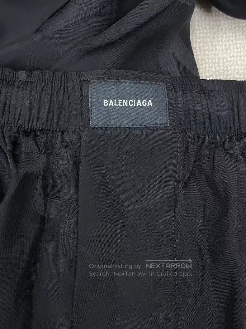 Balenciaga Balenciaga Letter Logo Printed Casual Pants Men's Black Size US 30 / EU 46 - 3 Thumbnail