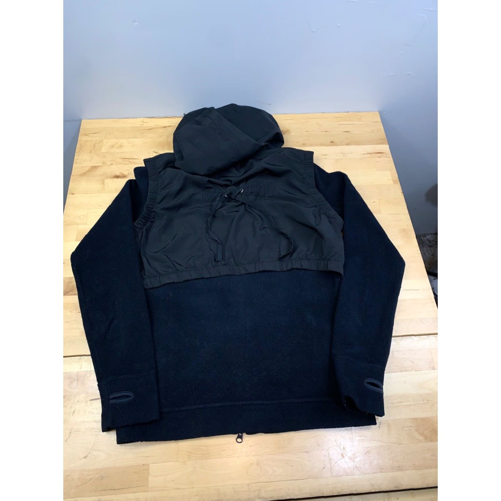 Vintage Roxy Jacket Womens M Black Casual Full Zip Hooded 10405 Size M / US 6-8 / IT 42-44 - 6 Thumbnail