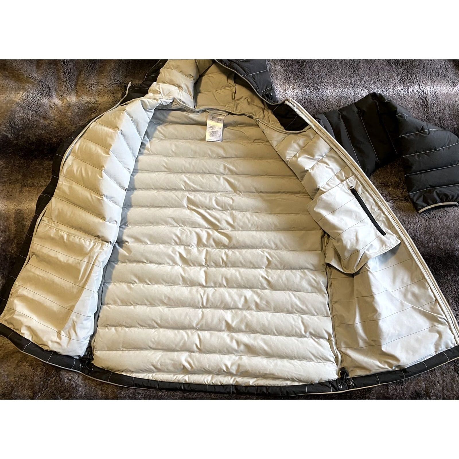 Vintage VINTAGE Anti-Freeze Puffer Jacket Women XL Hooded Black Down MSRP 280 NWT Never Worn Womens Jacket XL Black Puffer Hooded Down Jacket Size XL / US 12-14 / IT 48-50 - 5 Thumbnail