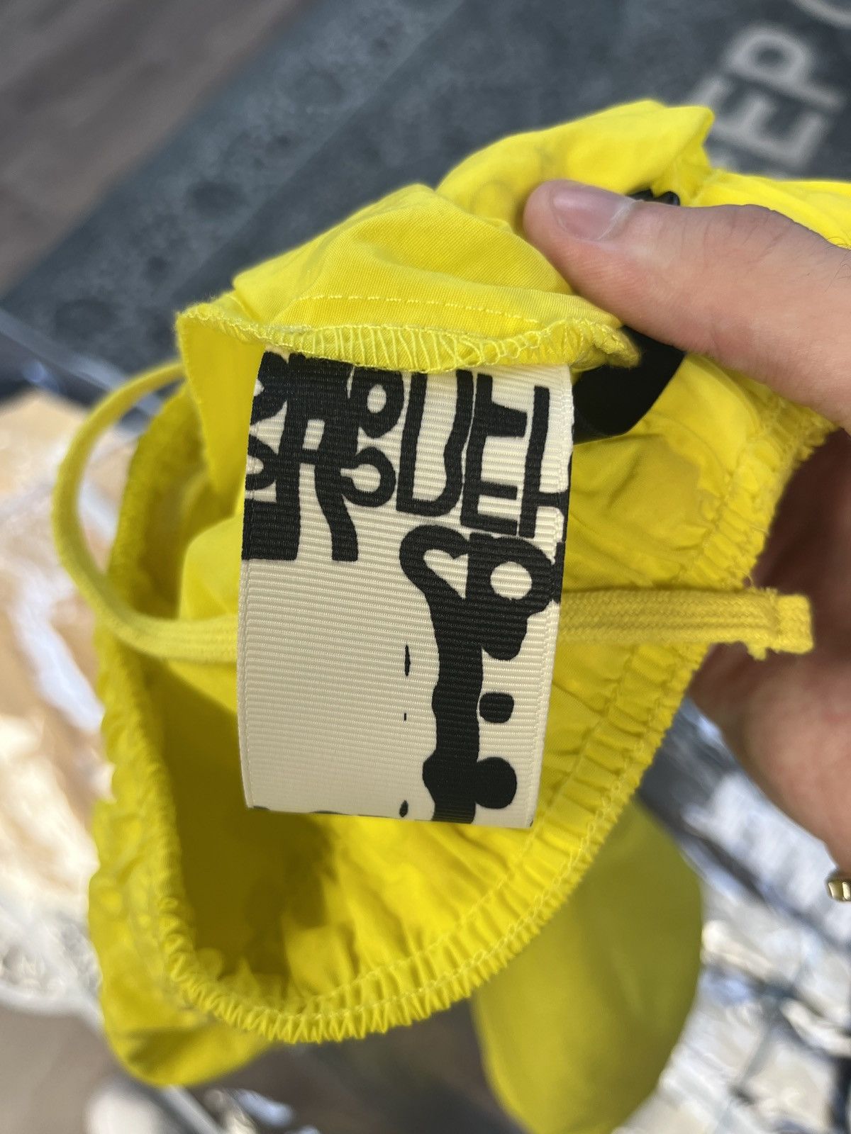 Sp5der Spider Worldwide Logo Shorts Yellow S Size US 30 / EU 46 - 5 Thumbnail