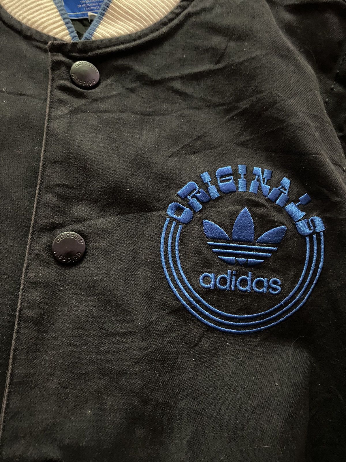 Adidas Vintage Y2K Adidas Trefoil Varsity Jacket Size US M / EU 48-50 / 2 - 4 Thumbnail